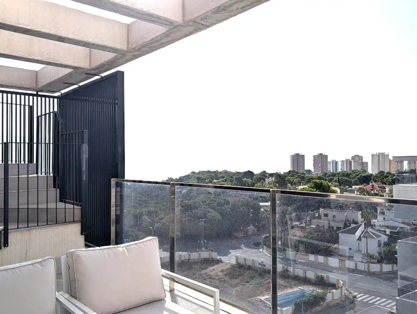 Terrasse von Dachboden zum Verkauf in Orihuela mit Klimaanlage, Heizung und Terrasse