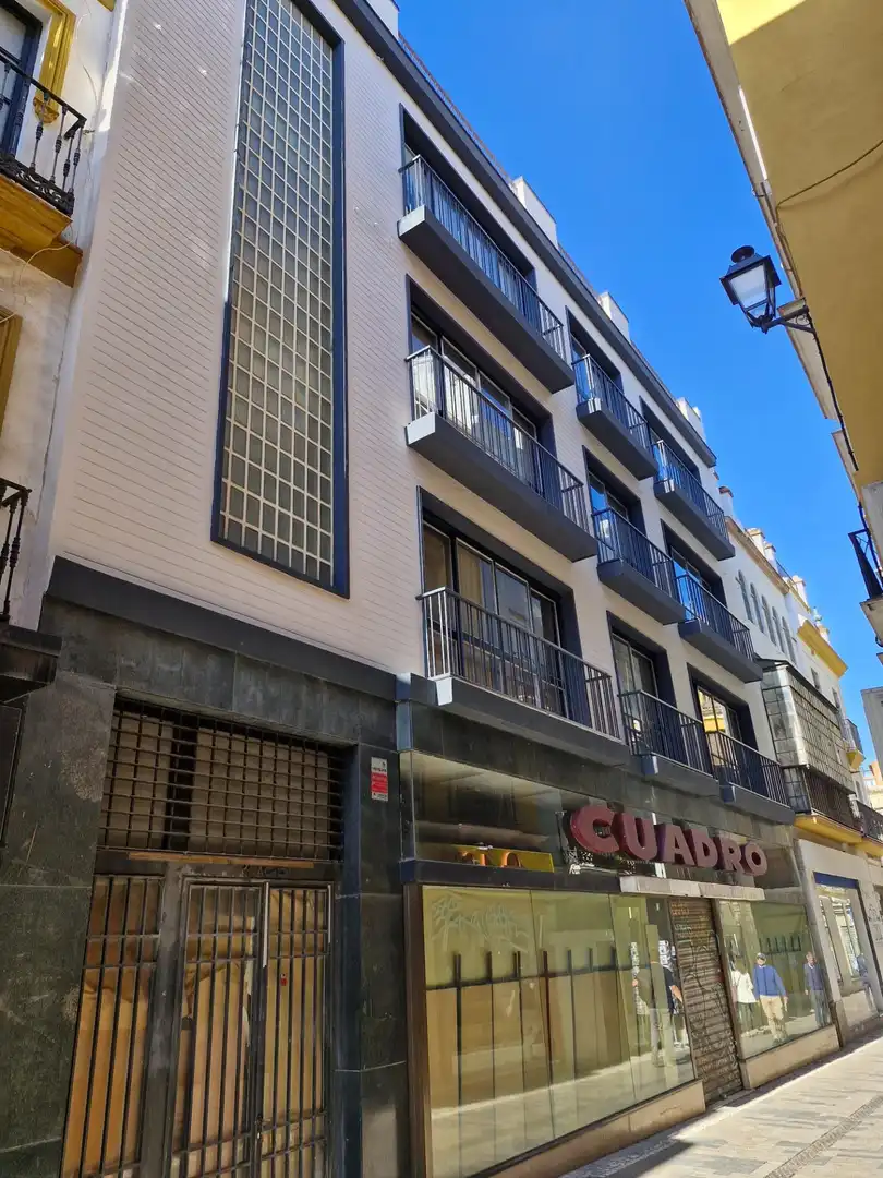 Vista exterior de Pis en venda en Sevilla amb Aire condicionat i Balcó