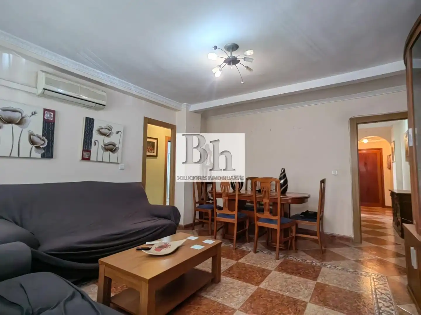 Sala de estar de Piso en venta en Málaga con Aire acondicionado y Terraza