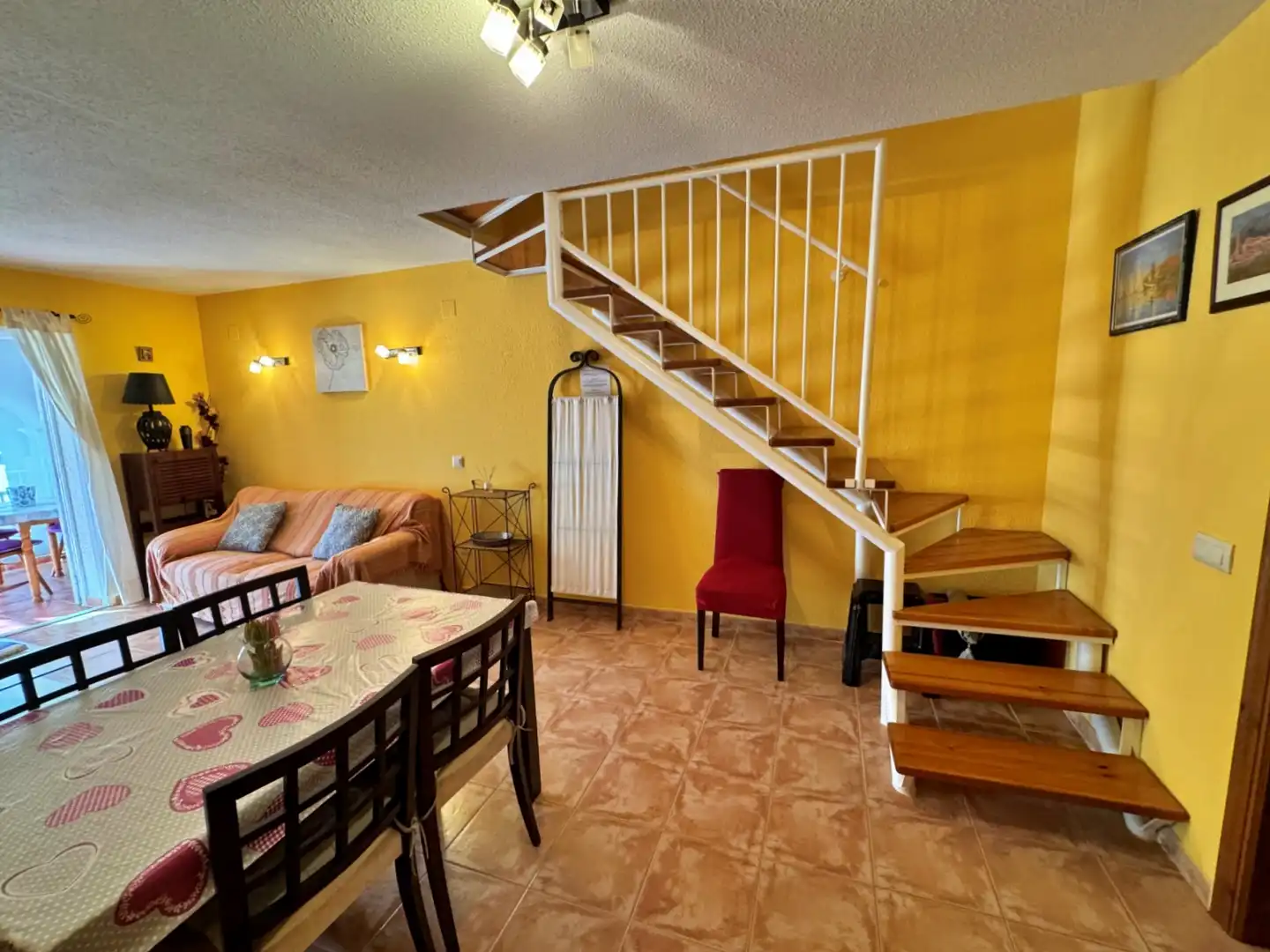 Comedor de Apartamento de alquiler en Benitachell / El Poble Nou de Benitatxell con Aire acondicionado, Calefacción y Terraza