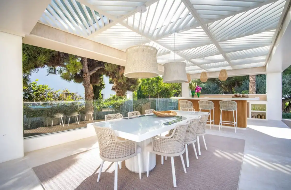 Terraza de Casa o chalet en venta en Marbella con Aire acondicionado, Jardín privado y Terraza
