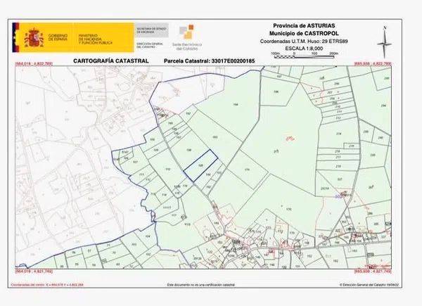 Terreno en Venta en N/A en Castropol