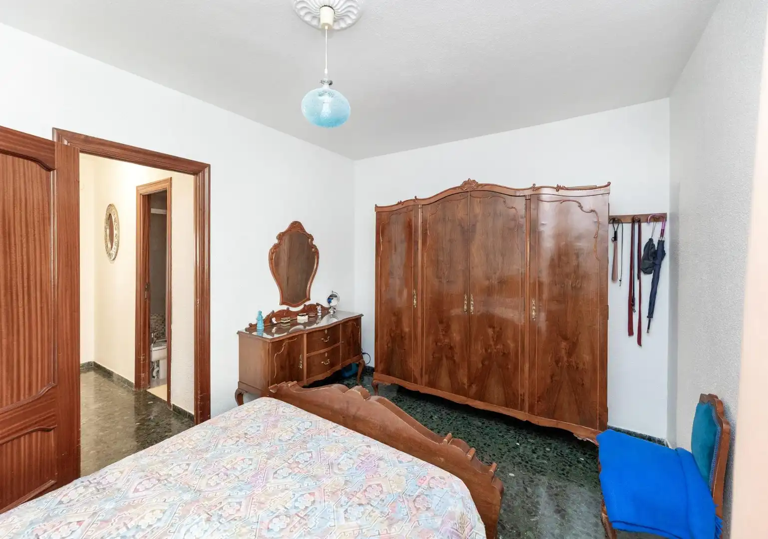 Bedroom of Flat for sale in Granada  with Terrace, Storage room and Balcony