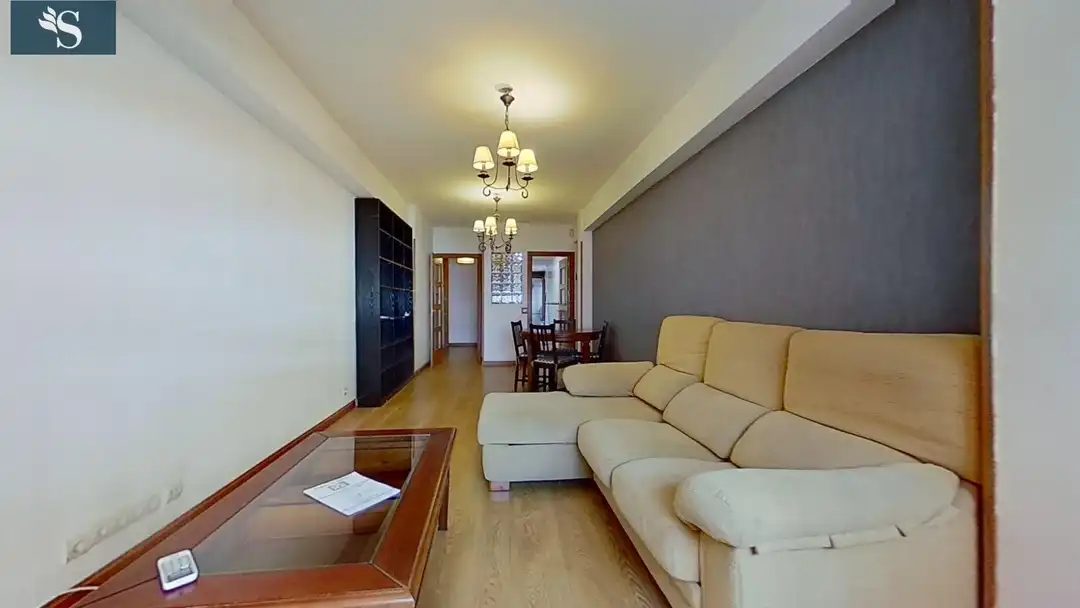 Living room of Flat for rent in Madrid  with Air Conditioner, Heating and Terrace