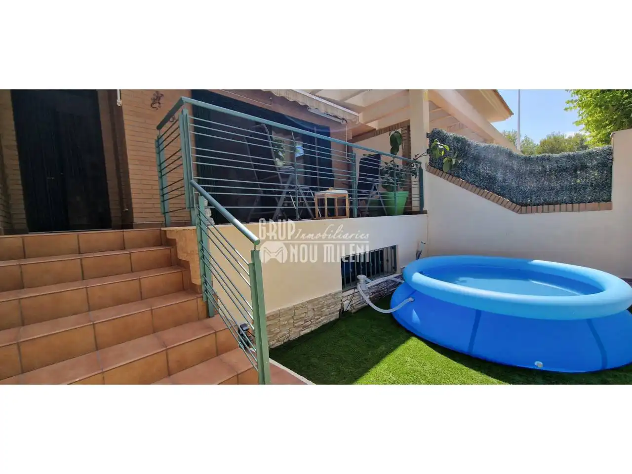 Terrasse von Einfamilien-Reihenhaus zur Miete in Picanya, Valencia