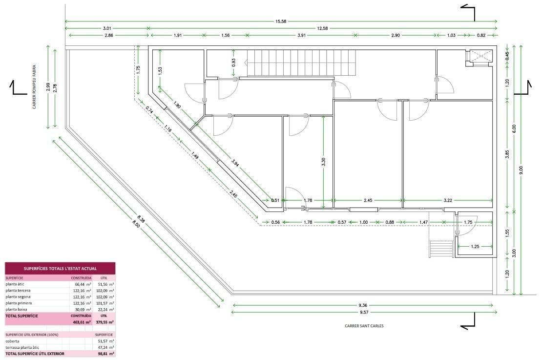 Edificio de alquiler en Centre