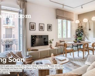 Living room of Apartment to rent in  Madrid Capital  with Air Conditioner, Heating and Furnished