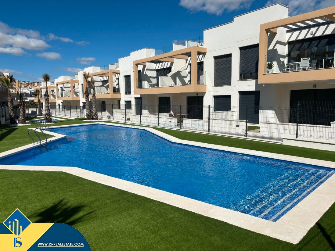 Swimming pool of Duplex for sale in Orihuela  with Air Conditioner, Heating and Terrace