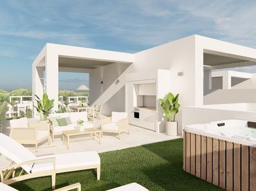 Ático con piscina en venta en Las Lomas de Rame - Bahía Bella
