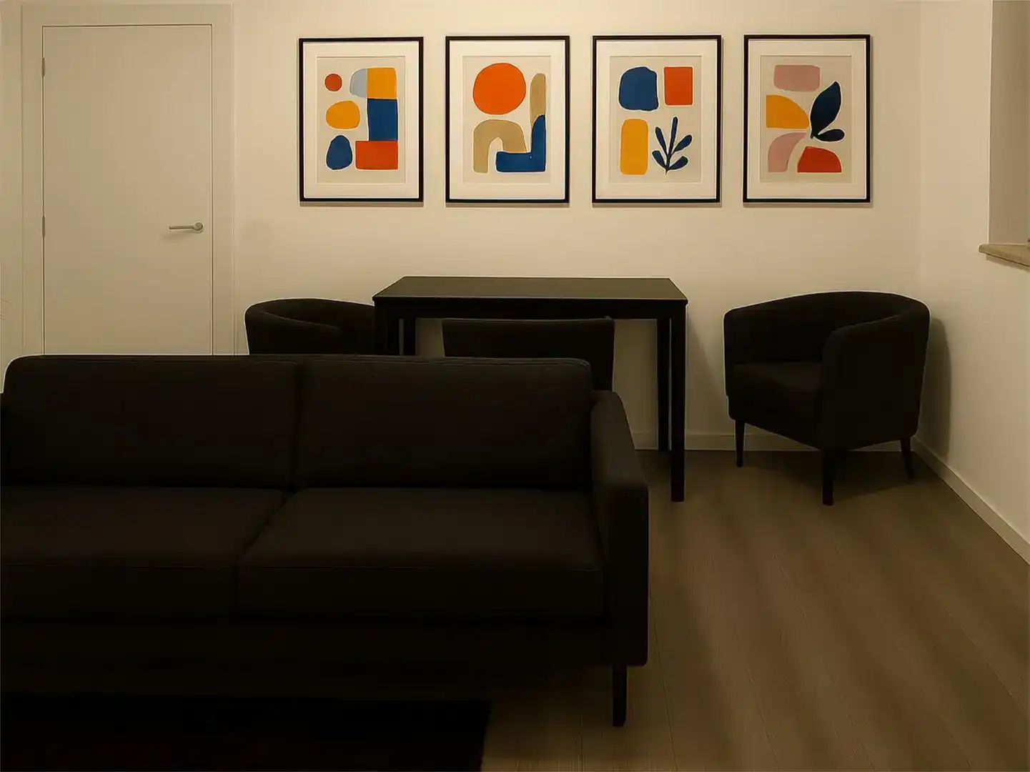 Sala d'estar de Pis en venda en Langreo amb Jardí privat, Traster i Moblat