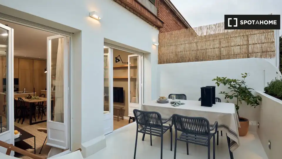 Terrassa de Apartament per a compartir en Sarrià - Sant Gervasi
