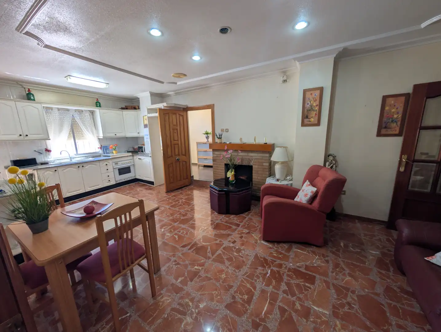 Cocina de Piso en venta en Cartagena con Aire acondicionado, Terraza y Amueblado