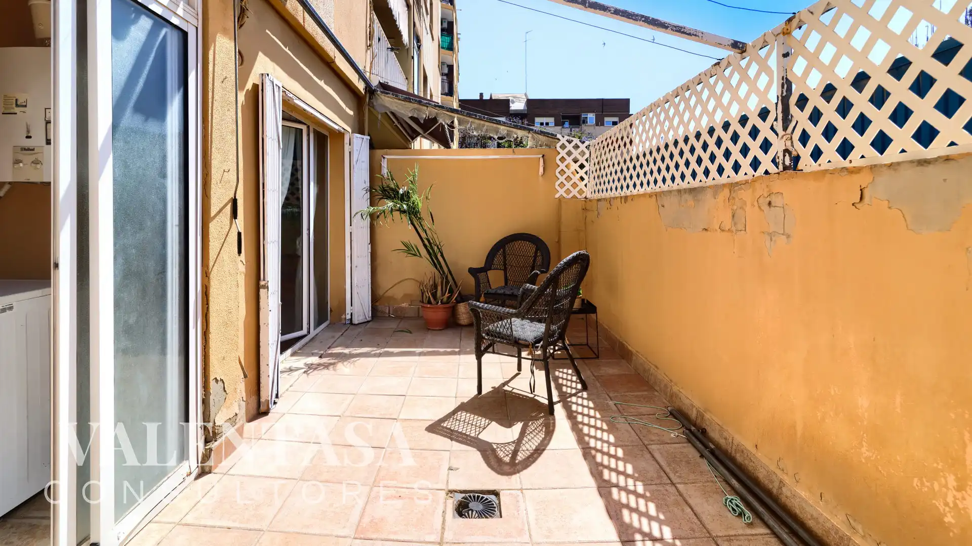 Terrassa de Dúplex en venda en Valencia amb Aire condicionat, Moblat i Forn