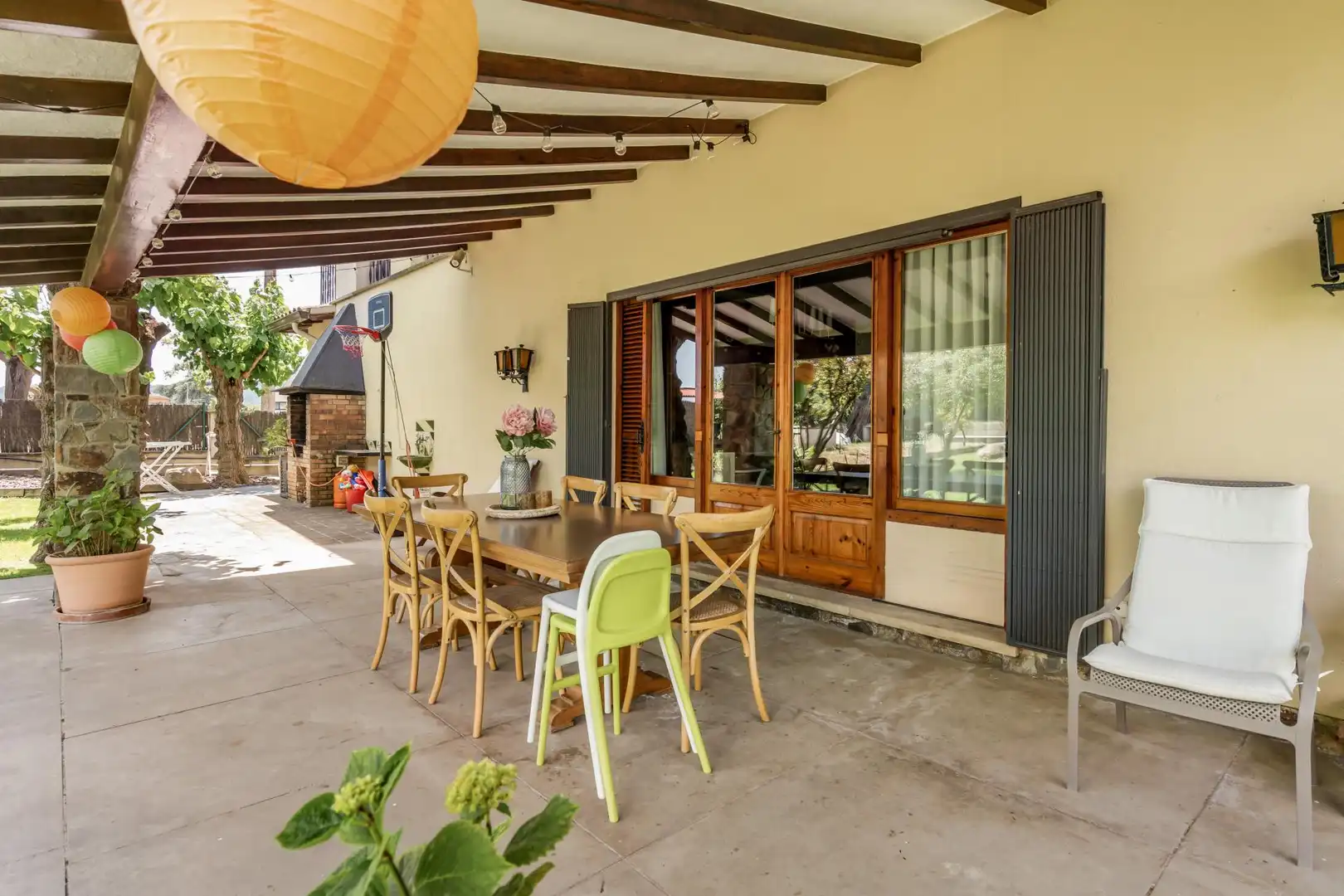 Terrassa de Casa o xalet en venda en Cardedeu amb Calefacció, Jardí privat i Terrassa
