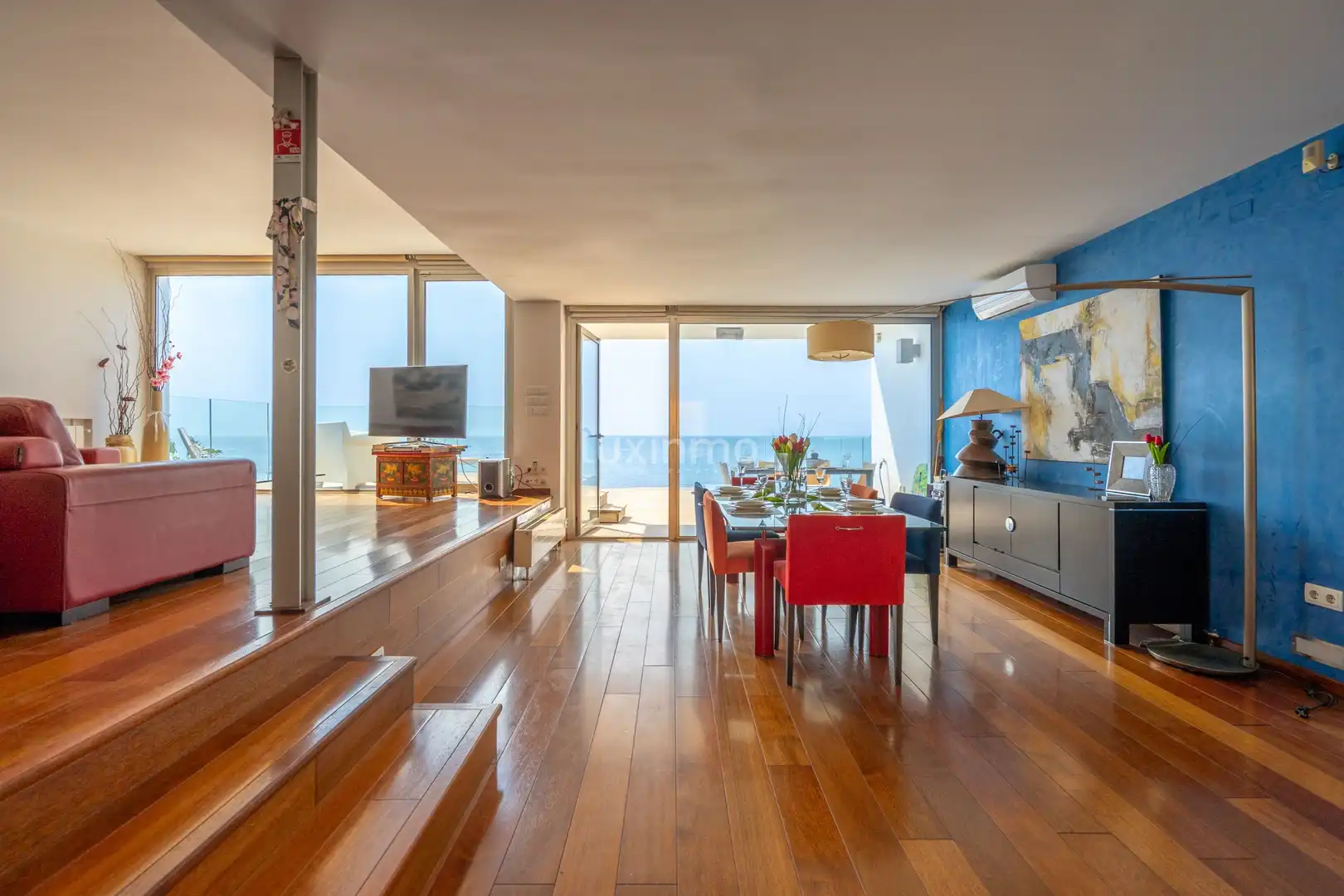 Sala de estar de Casa adosada en venta en Benissa con Aire acondicionado, Calefacción y Terraza