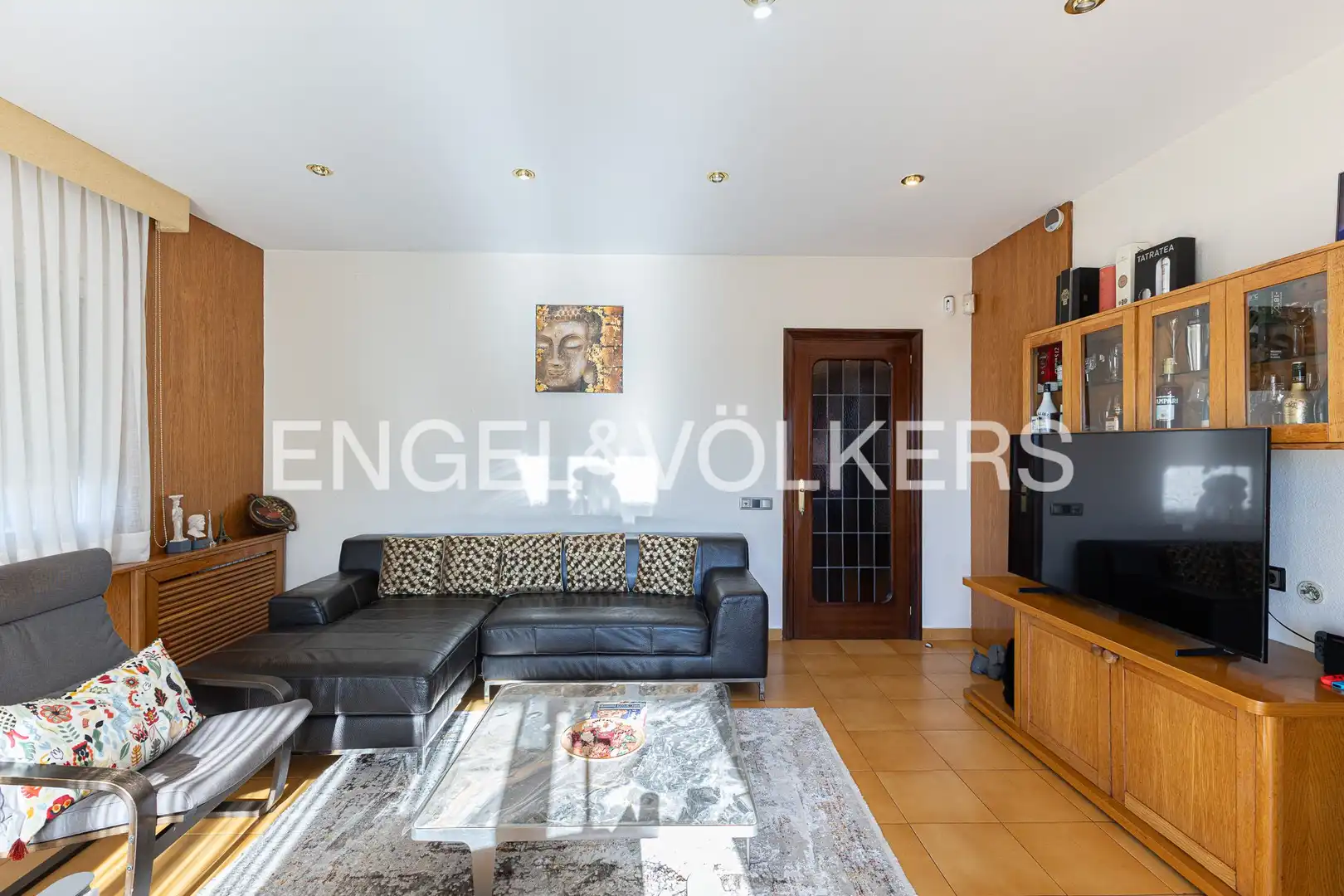 Sala de estar de Casa o chalet en venta en Sant Just Desvern con Aire acondicionado, Calefacción y Jardín privado
