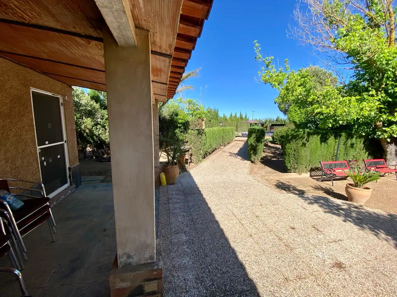 Jardín de Casa o chalet en venta en Fernán Caballero con Aire acondicionado, Jardín privado y Trastero
