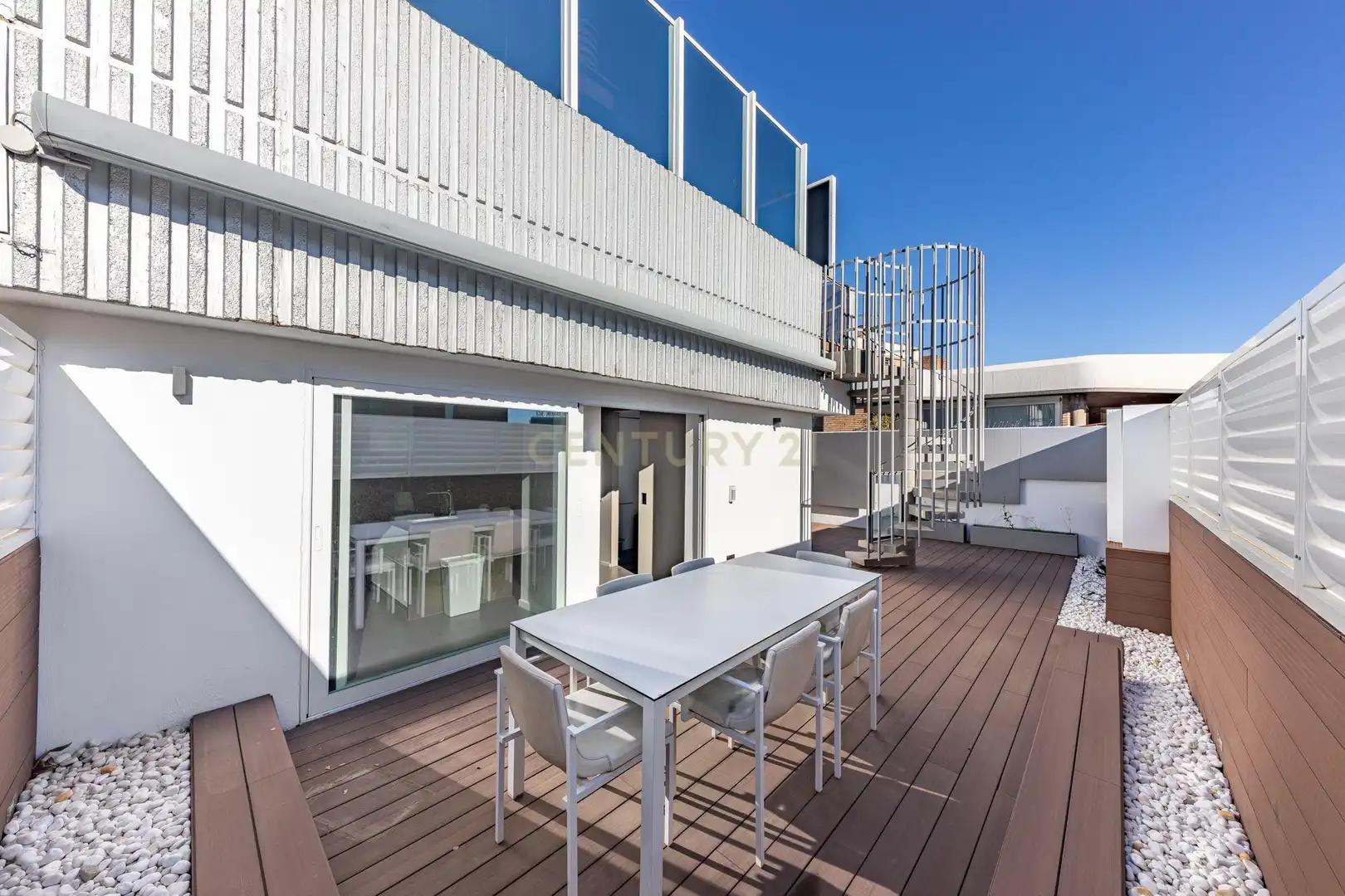 Terrace of Apartments for rent in Barcelona  with Air Conditioner, Swimming Pool and Oven