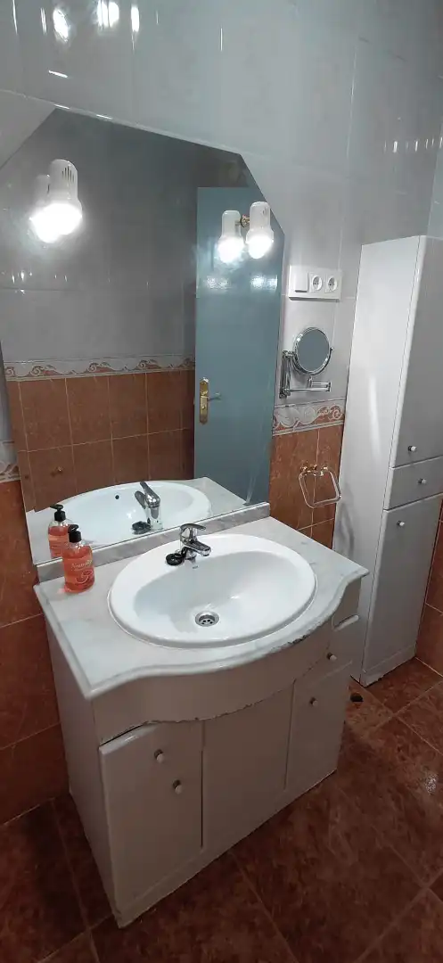 Bathroom of Flat for rent in Granada  with Furnished, Oven and Washing machine