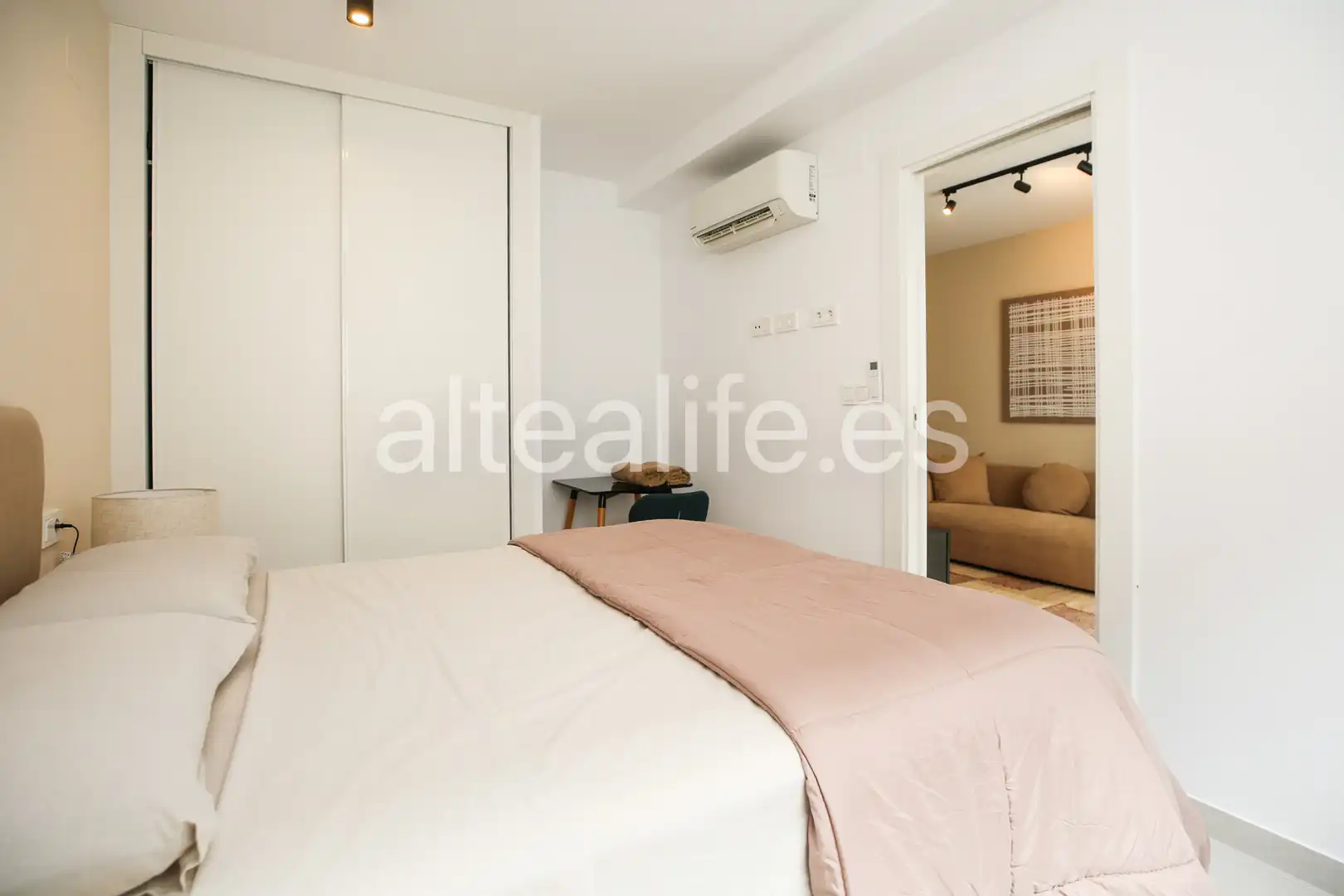 Bedroom of Apartments for rent in Altea  with Air Conditioner, Furnished and Oven