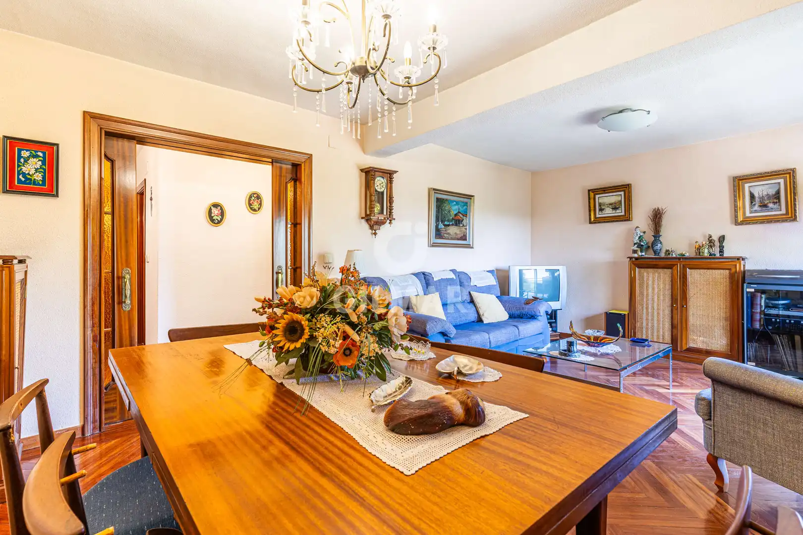 Living room of Flat for sale in Madrid  with Heating