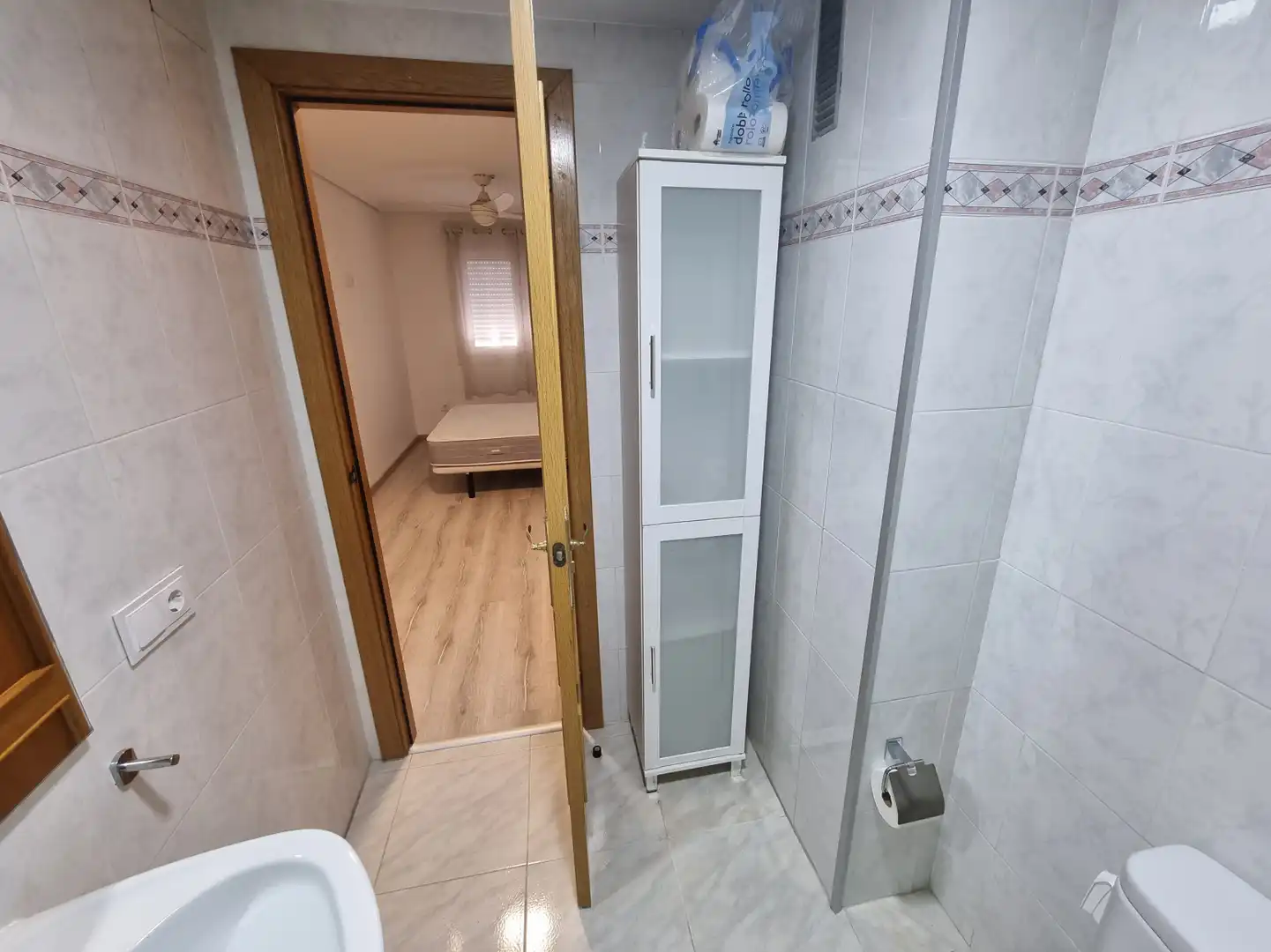 Bathroom of Flat for rent in Vila-real  with Furnished and Balcony