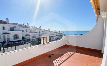 Terrace of Single-family semi-detached for sale in Rincón de la Victoria  with Terrace, Storage room and Community pool