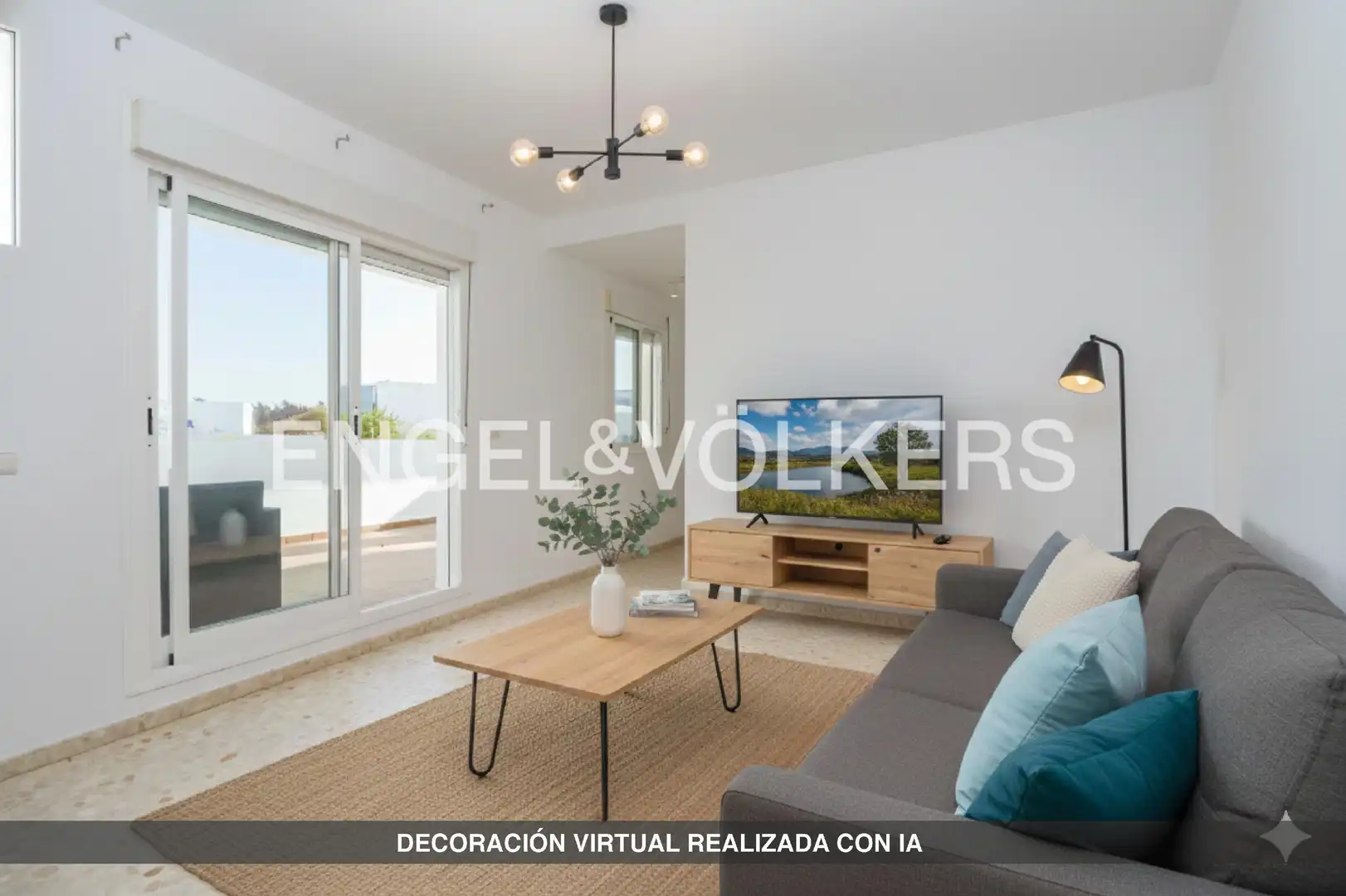 Living room of Attic for sale in Conil de la Frontera  with Air Conditioner, Heating and Terrace