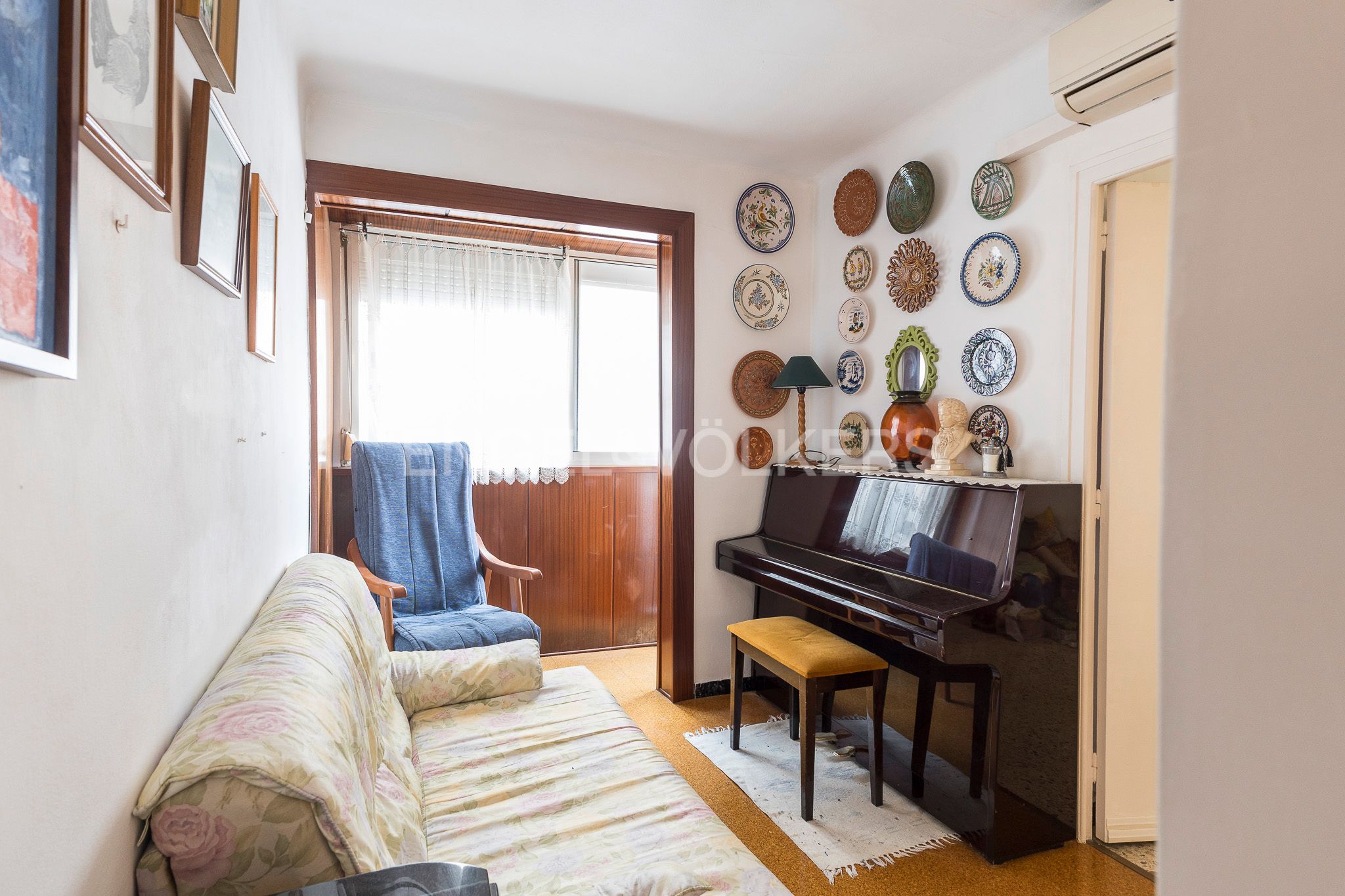 Sala d'estar de Àtic en venda en  Barcelona Capital amb Aire condicionat, Calefacció i Terrassa