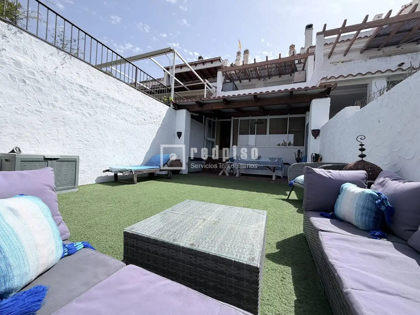 Terraza de Casa o chalet en venta en Rincón de la Victoria con Aire acondicionado, Terraza y Amueblado