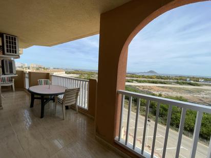 Terrassa de Apartament en venda en La Manga del Mar Menor amb Aire condicionat, Terrassa i Piscina