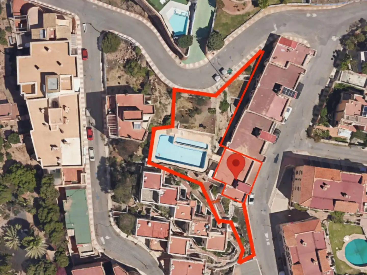 Vista exterior de Casa adosada en venda en Roquetas de Mar amb Jardí privat, Terrassa i Traster