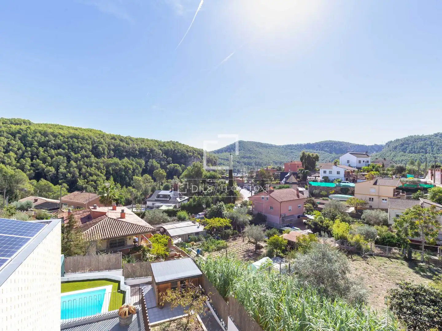 Vista exterior de Casa o xalet en venda en Vallirana, Barcelona