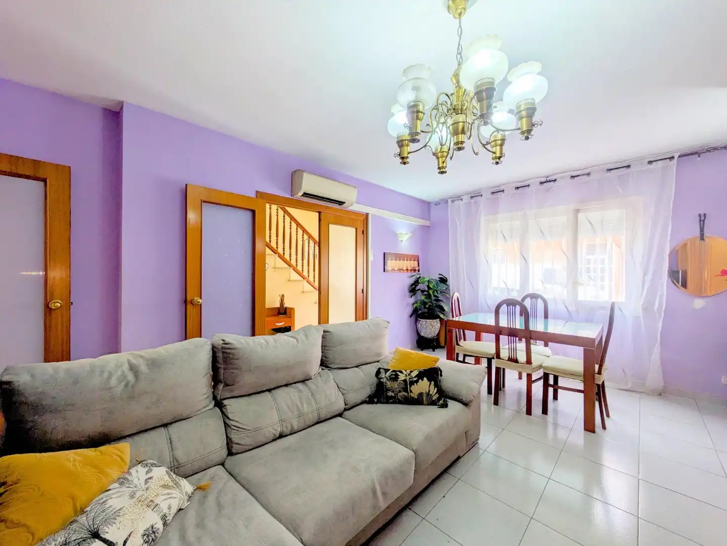 Living room of Houses for sale in Amposta  with Air Conditioner