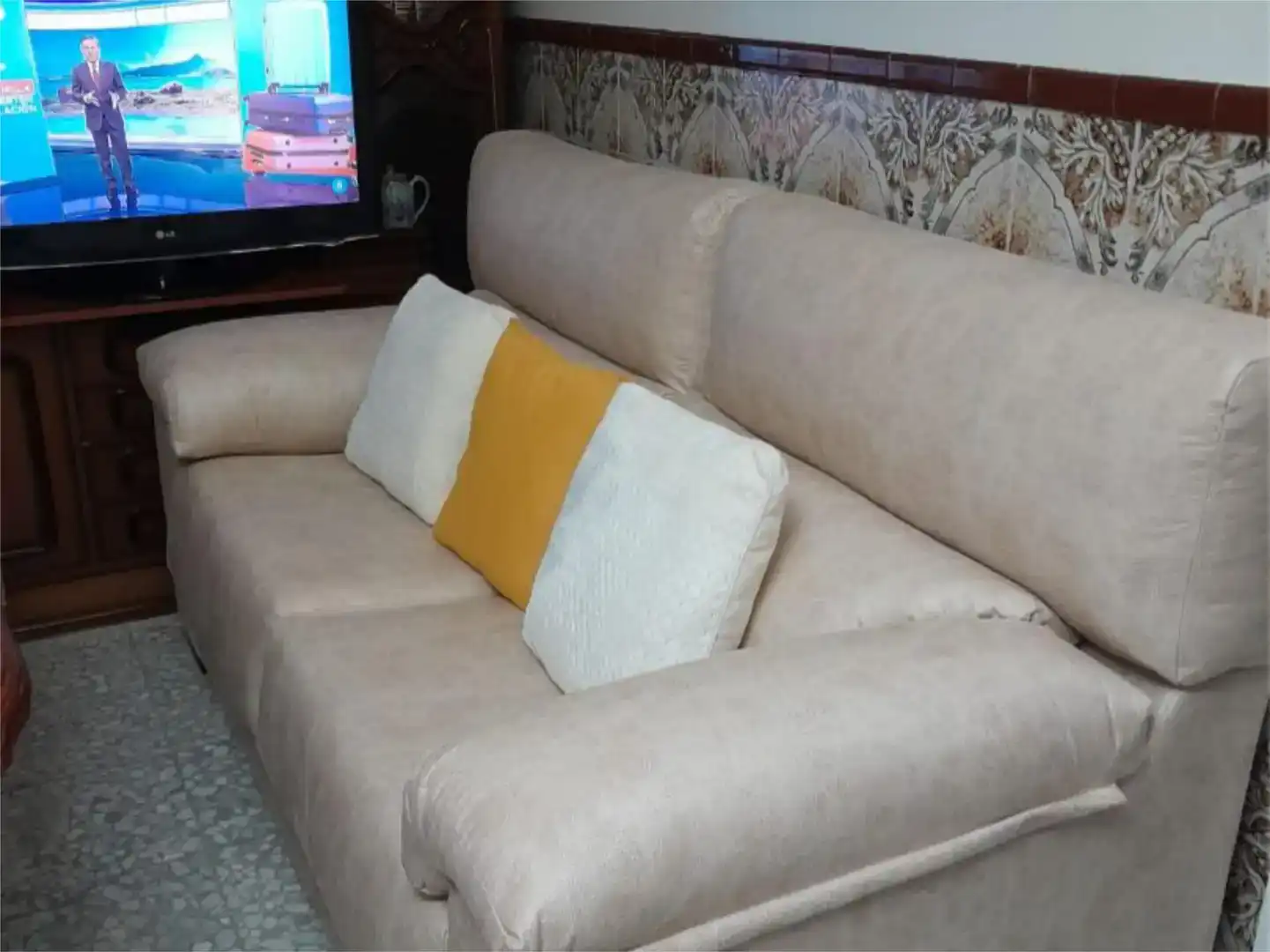 Sala d'estar de Casa o xalet en venda en Granja de Torrehermosa