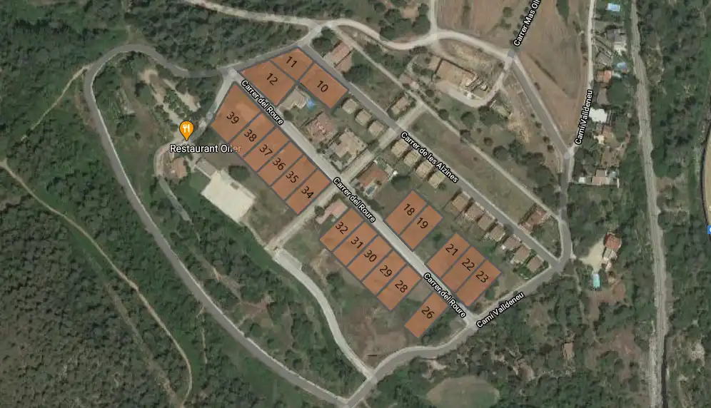 Terreny residencial en venda a Carrer del Roure 34P
