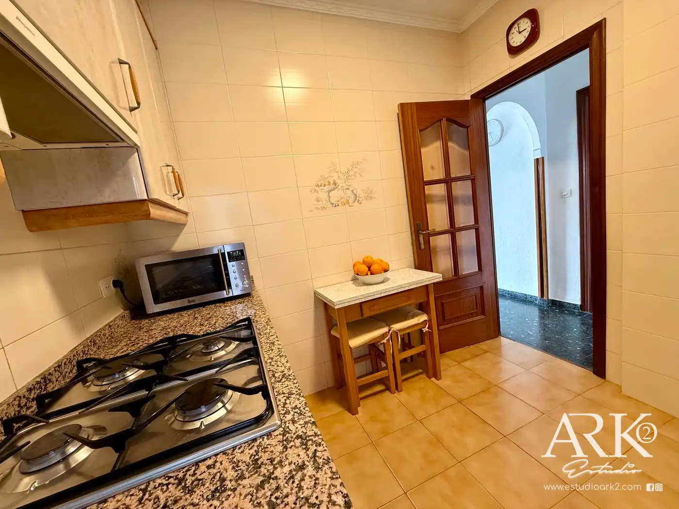 Cocina de Piso en venta en Gandia con Amueblado, Lavadora y Balcón
