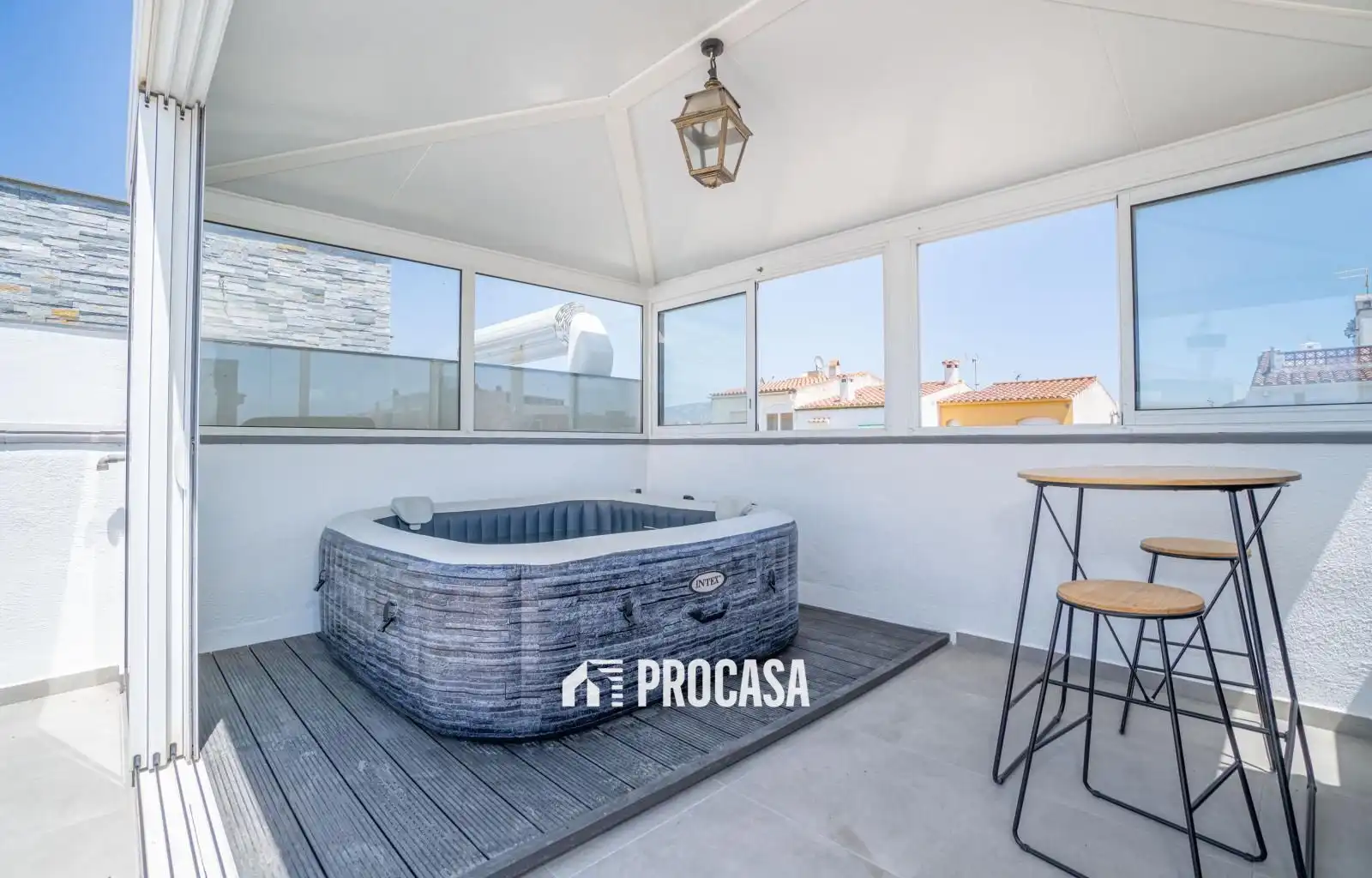 Terrassa de Casa adosada en venda en Empuriabrava amb Aire condicionat, Calefacció i Traster