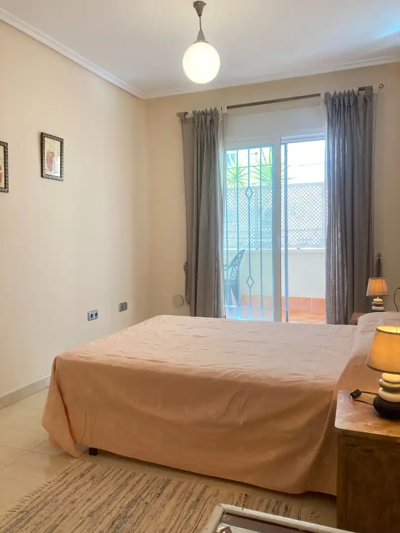 Bedroom of Flat for sale in Roquetas de Mar  with Air Conditioner, Terrace and Swimming Pool