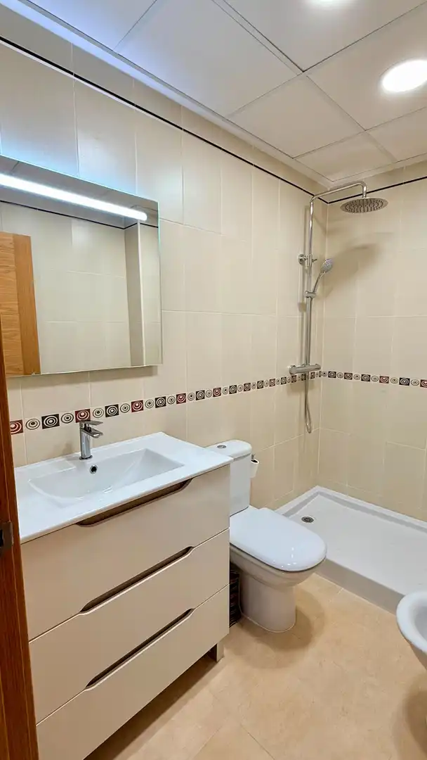 Bany de Pis de lloguer en Albox amb Aire condicionat, Calefacció i Terrassa