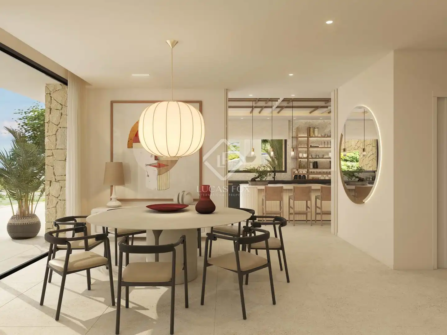 Comedor de Casa o chalet en venta en Santa Eulària des Riu con Aire acondicionado, Jardín privado y Terraza
