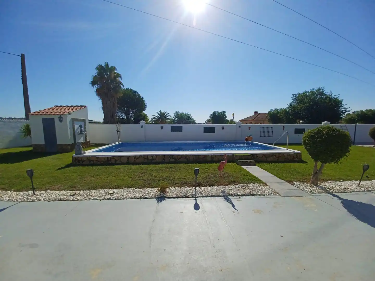 Piscina de Casa o xalet en venda en Villanueva de la Serena amb Aire condicionat, Jardí privat i Traster