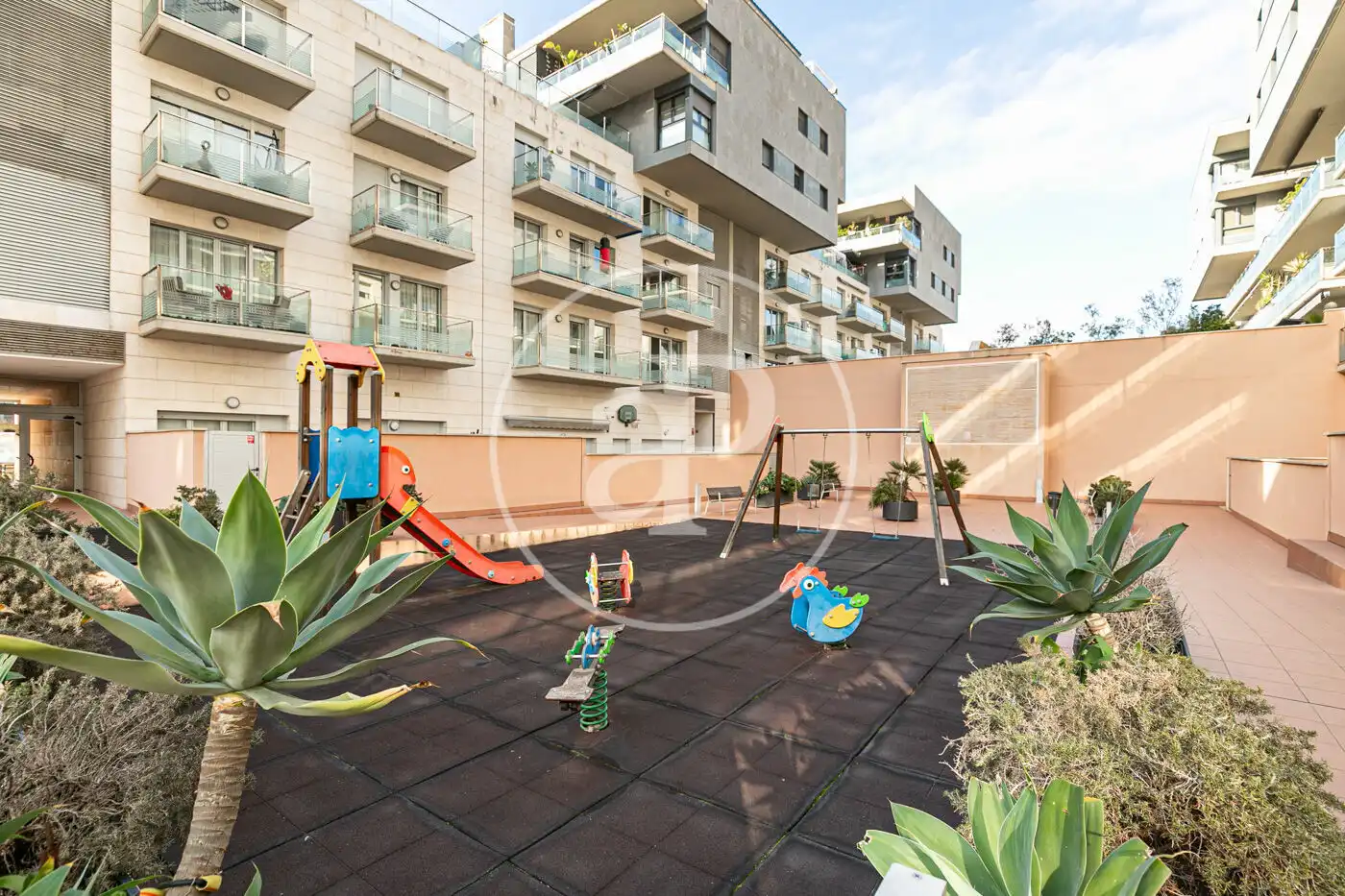 Terrace of Flat for rent in Badalona  with Air Conditioner, Heating and Terrace