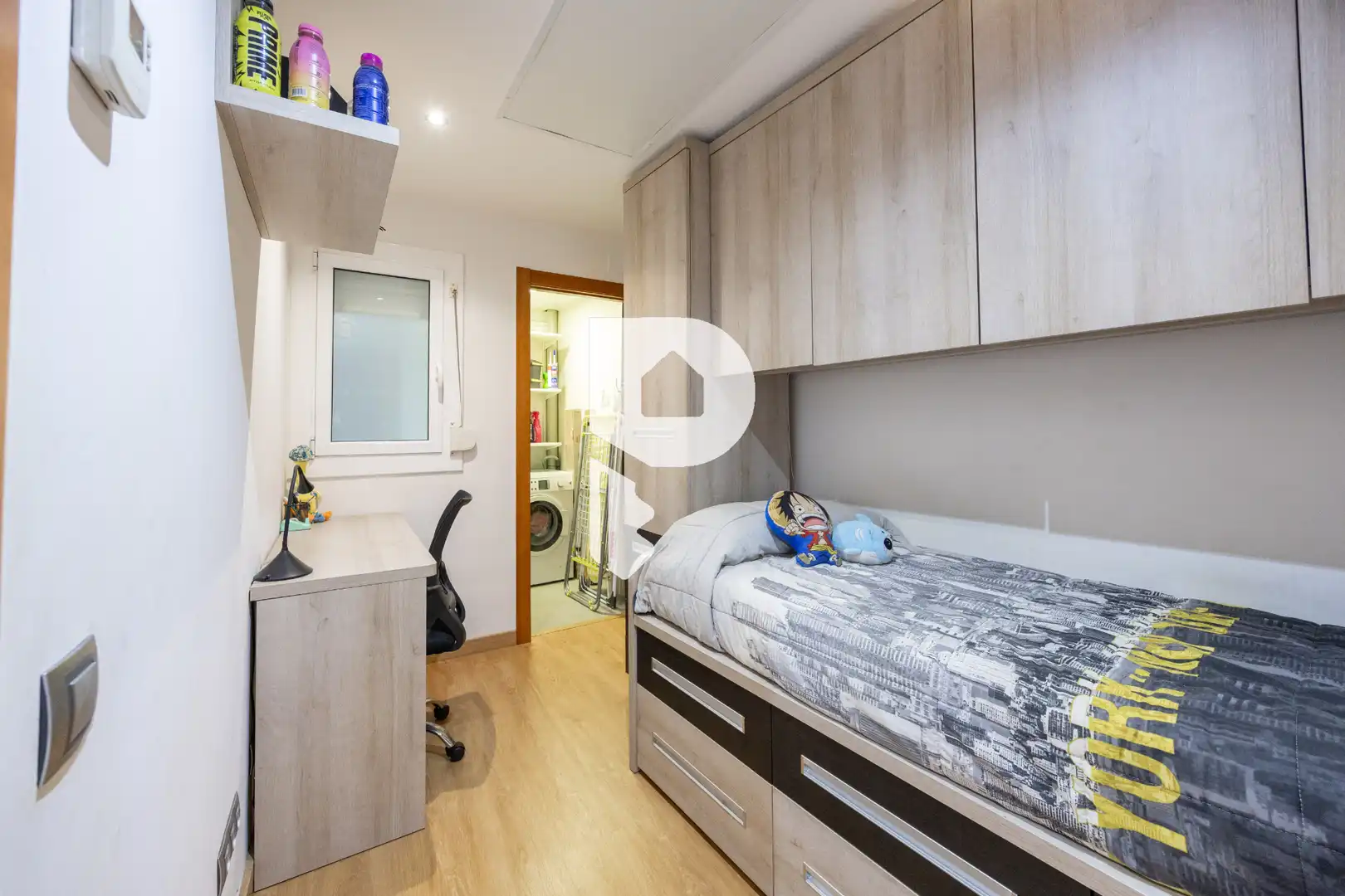 Schlafzimmer von Wohnung zum Verkauf in Sant Vicenç Dels Horts mit Klimaanlage, Heizung und Parkett