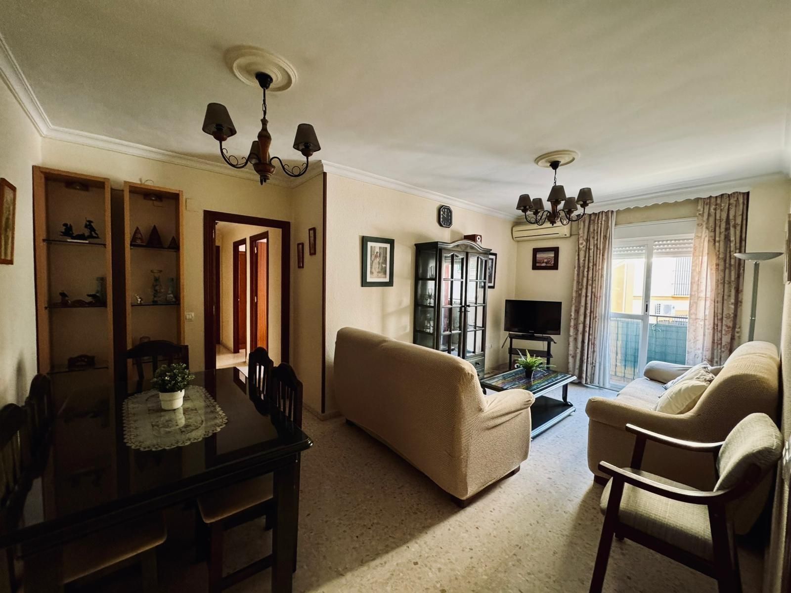 Living room of Flat for sale in Sanlúcar de Barrameda  with Air Conditioner and Balcony