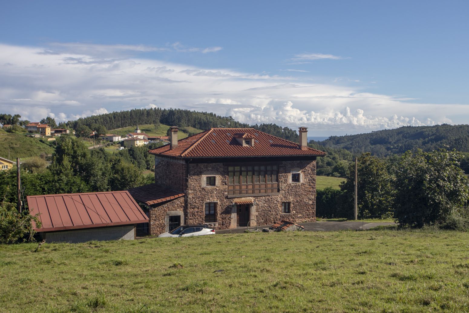 Vista exterior de Casa o chalet en venta en Soto del Barco con Calefacción