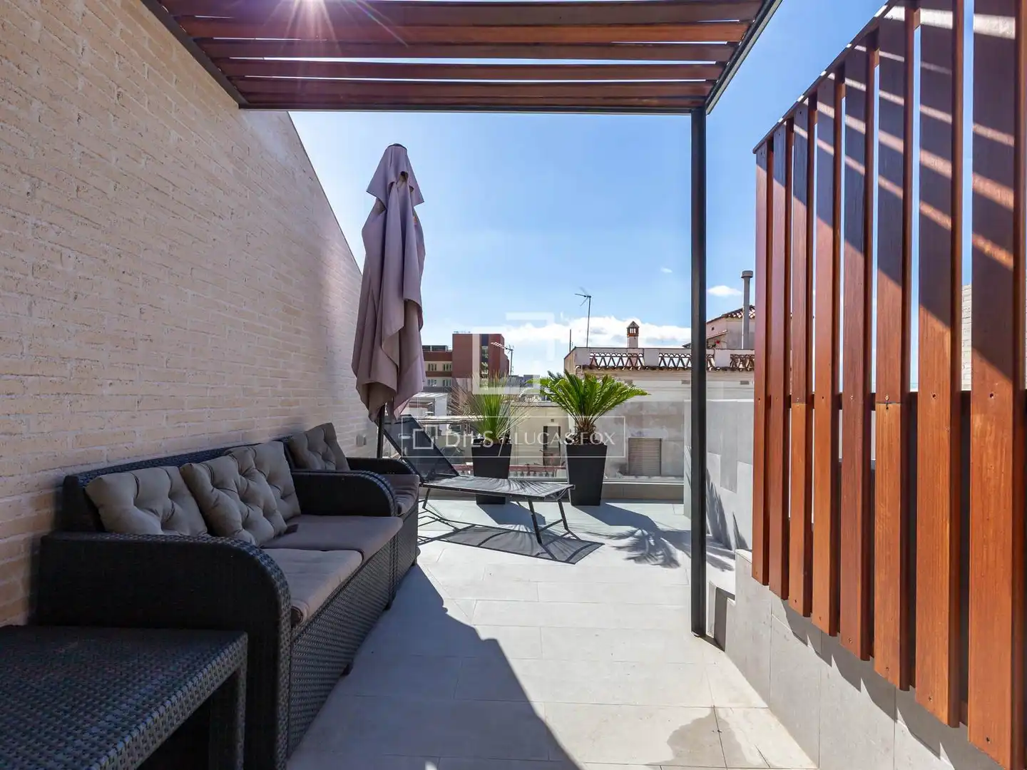 Terraza de Casa o chalet de alquiler en Esplugues de Llobregat con Aire acondicionado, Calefacción y Parquet
