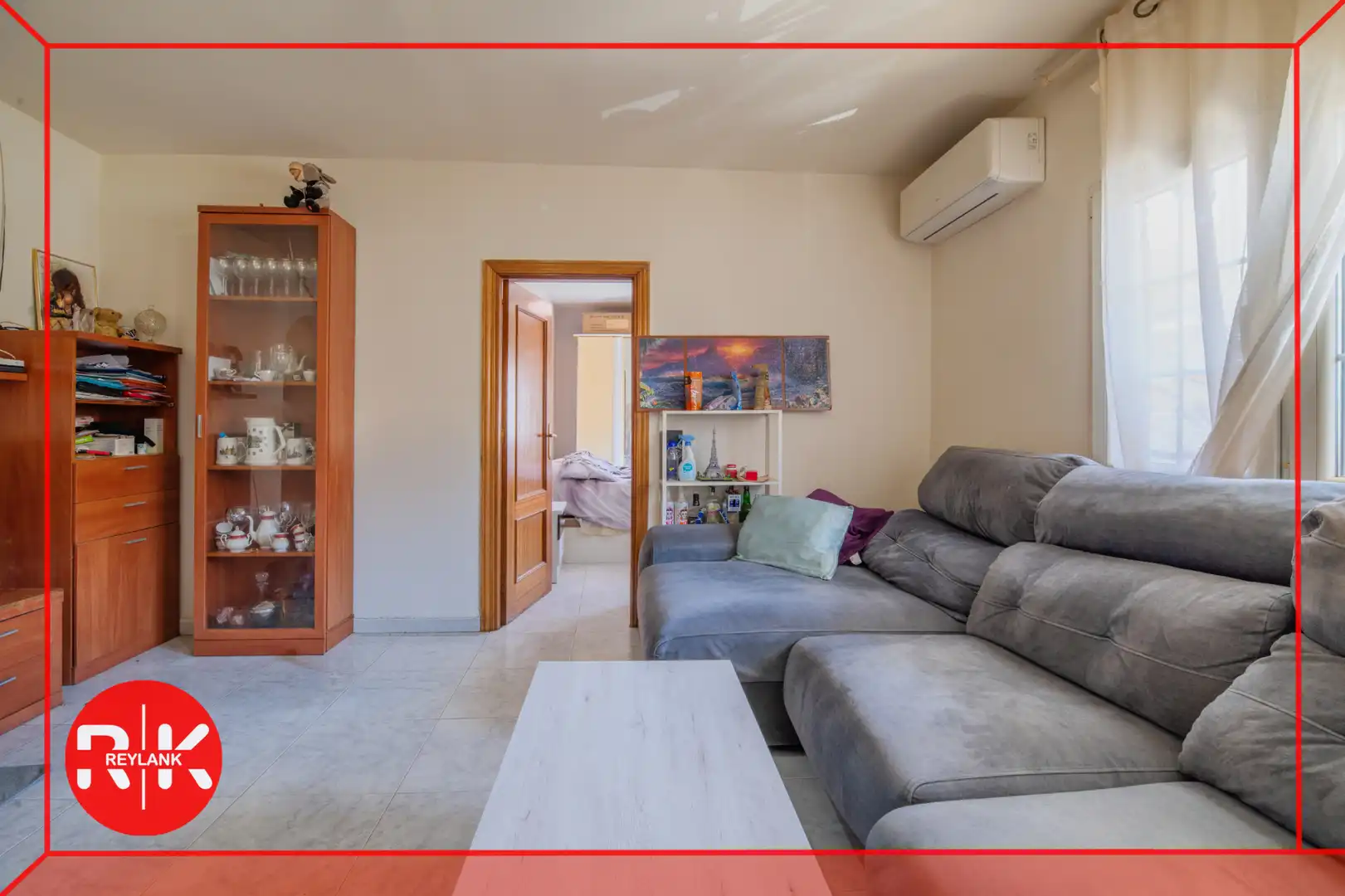 Wohnzimmer von Wohnung zum Verkauf in Coslada mit Klimaanlage