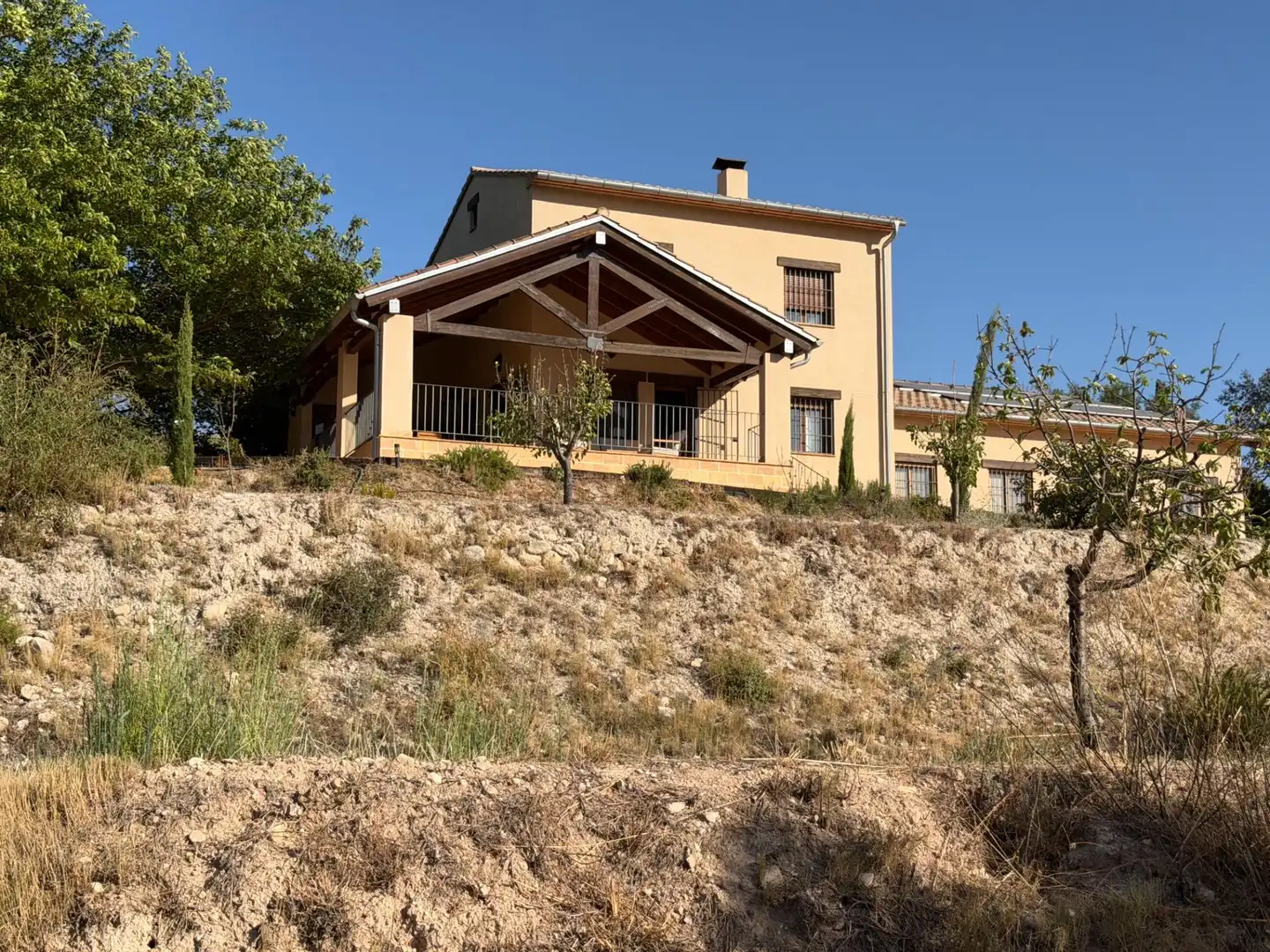 Vista exterior de Casa o chalet en venta en Penàguila con Calefacción, Jardín privado y Terraza