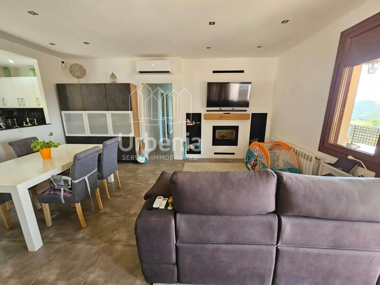 Sala de estar de Casa o chalet en venta en Tordera con Aire acondicionado, Calefacción y Terraza